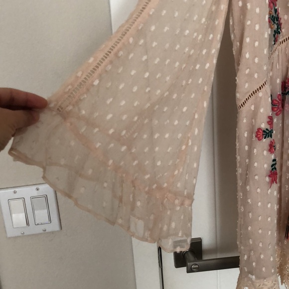 Like NEW Embroidered Boho Dress SZ S - Picture 2 of 5